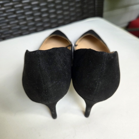 Ann Taylor Black Suede Pumps Size 7 NWT - Picture 4 of 7